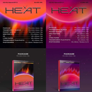 (G)I-DLE -Special Album [HEAT](SLEEVE / BLAZE .FLARE Ver.)
