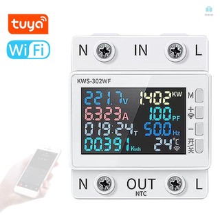 Easy-to-use Tuya WiFi Energy Meter with Standard Rail Mounting