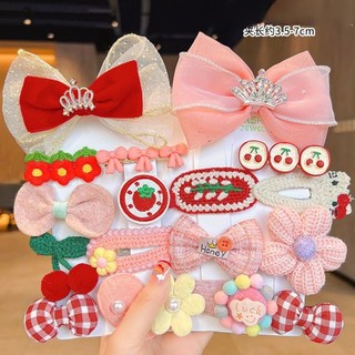 Set 10 Kẹp Tóc Nơ Dễ Thương Cho Bé Gái