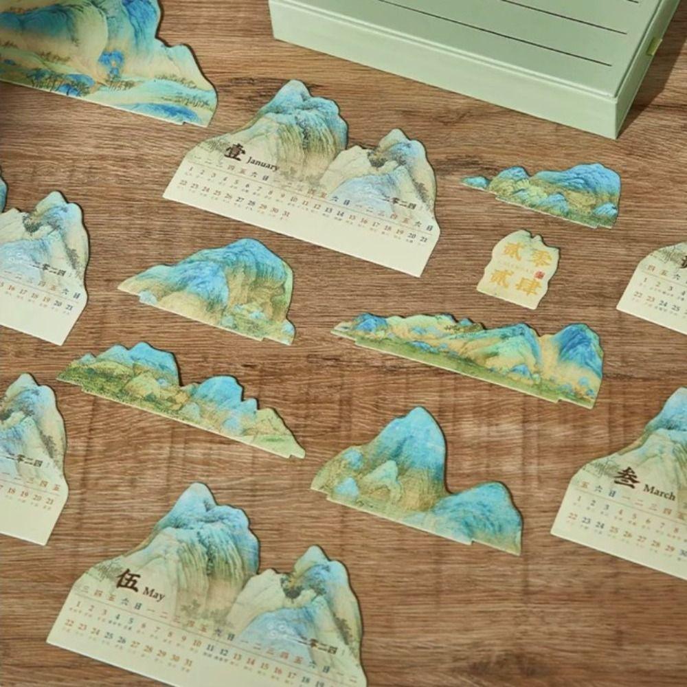 Lịch Để Bàn 2 Trong 1 Dùng Lên Kế Hoạch Năm Mới 2024