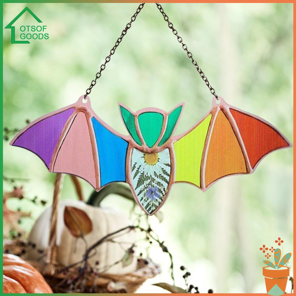 ✿ Túi Xách Nhiều Ngăn Tiện Dụng Thời Trang ✿ Dơi Bằng acrylic Nhiều Màu Treo Tường Trang Trí Phong Cách halloween