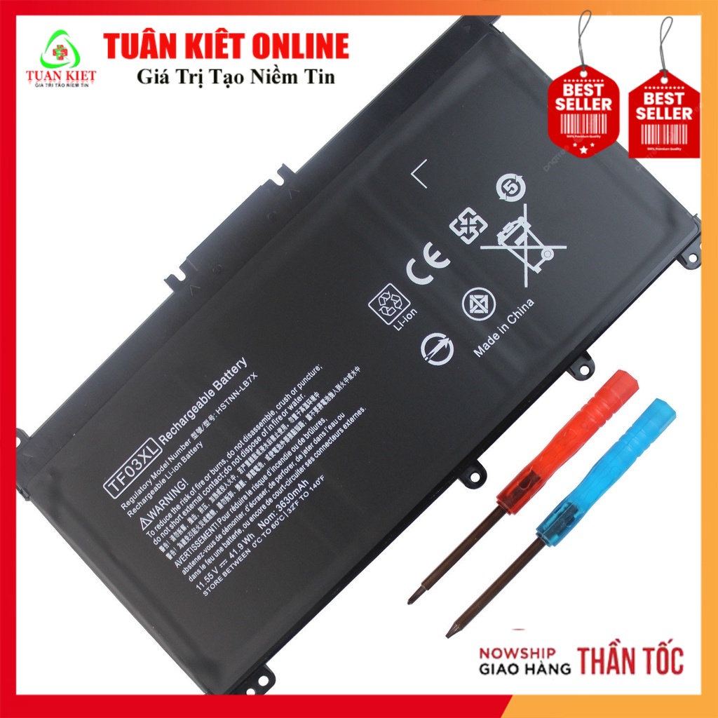 Pin Battery Laptop HP Pavilion 14-BF 14-BK TF03XL