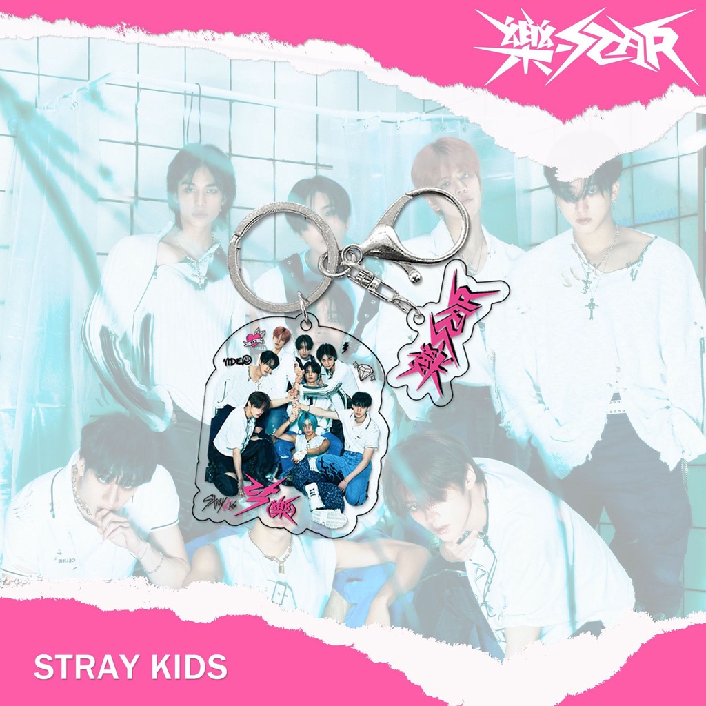 Album Mới Của Nhóm Nhạc kpop stray kids  Móc Khóa hwang hyun chen peripheral Bằng acrylic Quyến Rũ