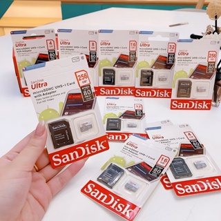Thẻ nhớ Sandisk 4GB 8GB 16GB 32GB 64GB 128GB Tặng Kèm Vỏ Thẻ Micro SDHC