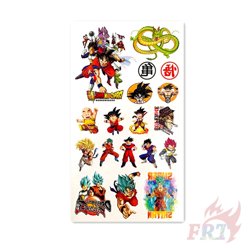 ✿ Hình Xăm Dán Tạm Thời mini Hình dragon ball series 02 ✿ 1 Tấm Hình Xăm Dán Chống Nước Hình Xăm Gợi Cảm