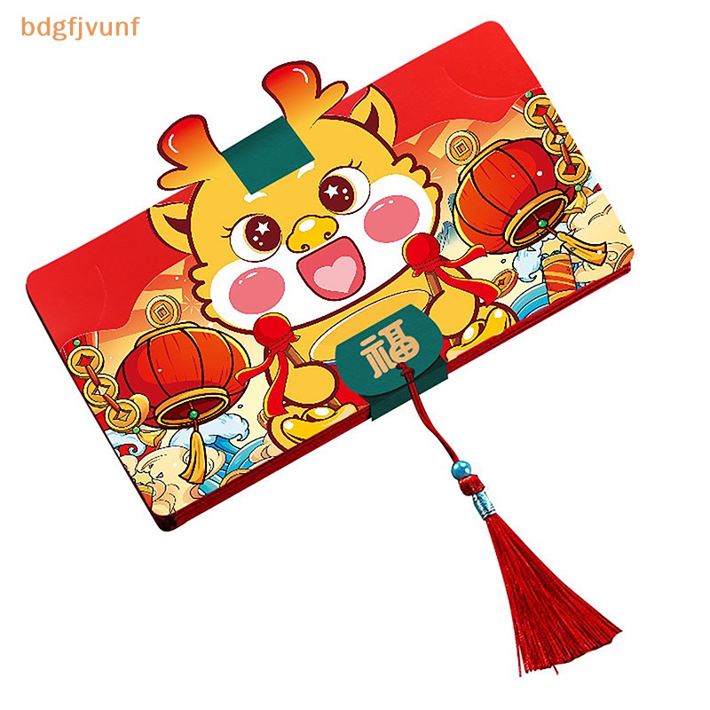 Bao Lì Xì Năm Mới Hình Rồng 2024 2 / 6 / 10 Ngăn Phong Cách Trung Hoa