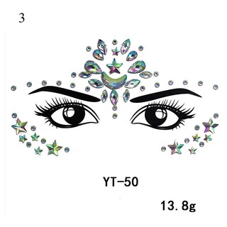 1 Miếng Dán Hình Xăm Mặt elf 3d Độc Đáo