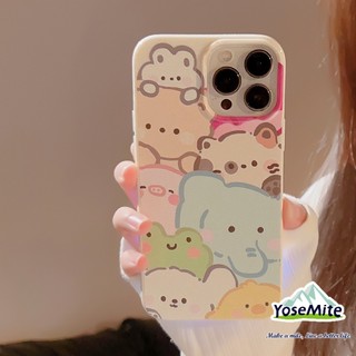 Cho OPPO Vỏ iphone mềm chống sốc sang trọng phim hoạt hình động vật dễ thương phù hợp oppo a17 a57 a77 4g a96 a16 a16s a74 a55 a54 4g 5g a33 2020 a52 a72 a92 a15s a15s a31 a12e a3s a9 a5
