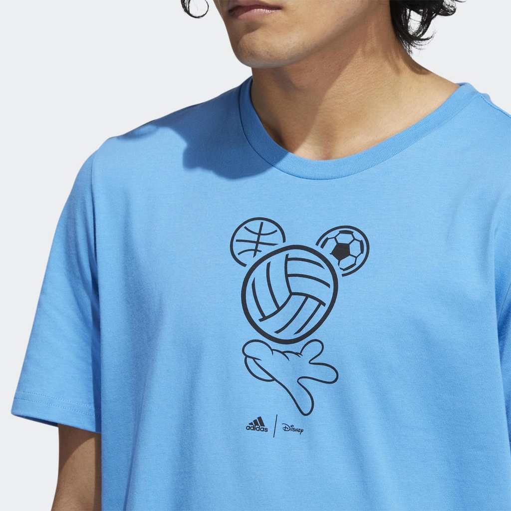 Adidas Phong cách sống Áo Thun Thể Thao Disney Nam Màu xanh da trời HK9203