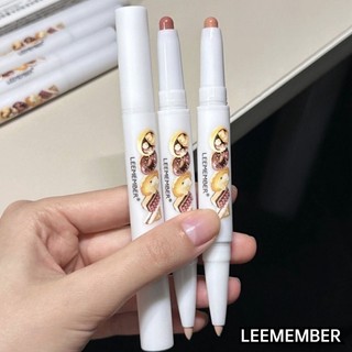 Leemember son môi kiêm bút kẻ viền môi hai đầu màu sắc tự nhiên dễ lên màu