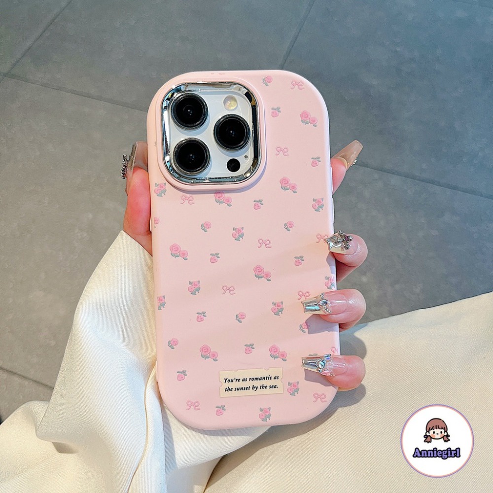 Vinatge Ốp Điện Thoại Mềm Nhám Hình Hoa Bướm Hồng Cho iphone 11 14 pro max 15 pro max 7 plus 8 plus 13 pro max 12