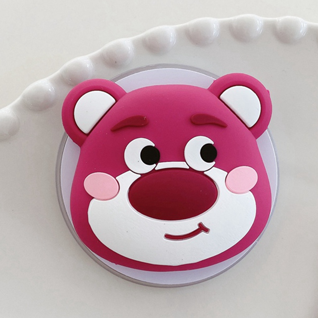 Giá Đỡ Điện Thoại / Máy Tính Bảng Hình Gấu / Thỏ kuromi hello kitty lotso Có Nam Châm Thu Hút Chống Rơi Vỡ