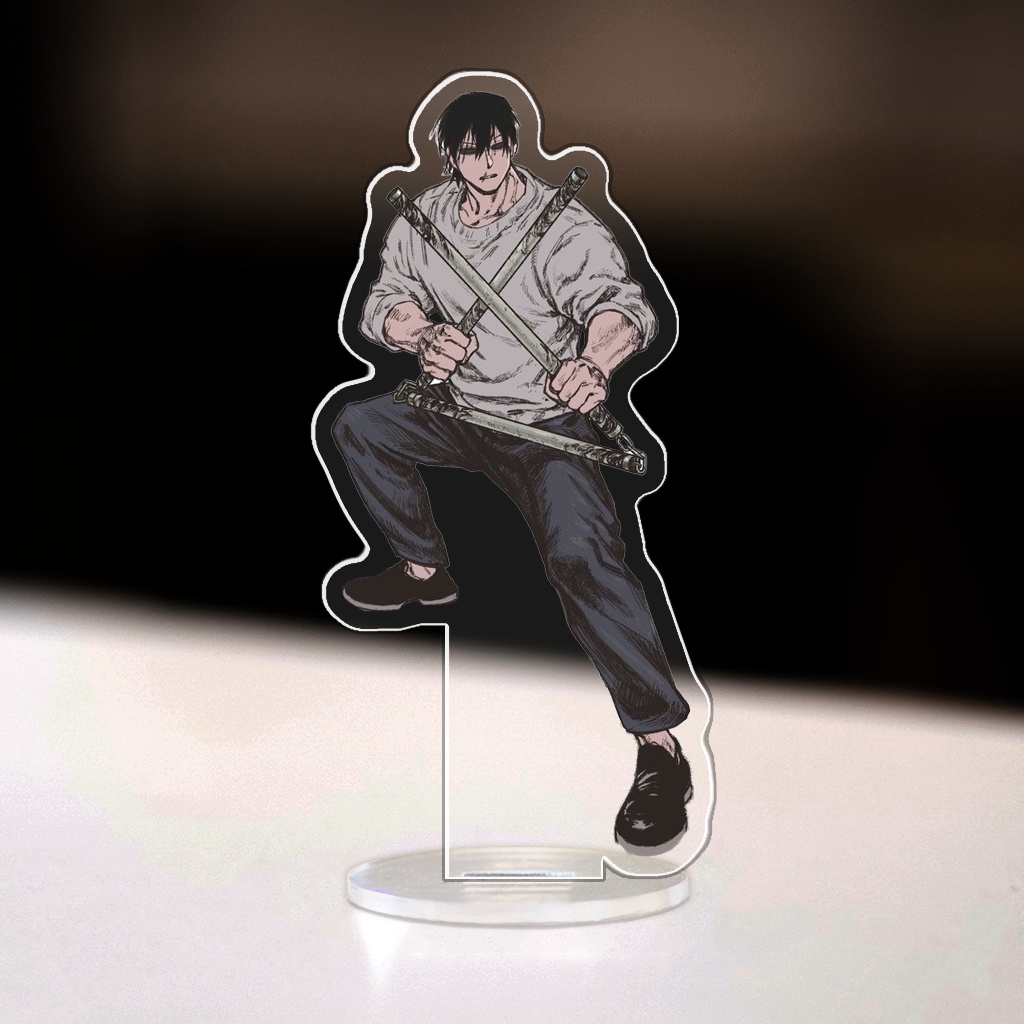 Mô hình Standee Anime Jujutsu Kaisen Yuta Sukuna Gojo Satoru Tojo Manga trang trí góc học tập cao 3cm