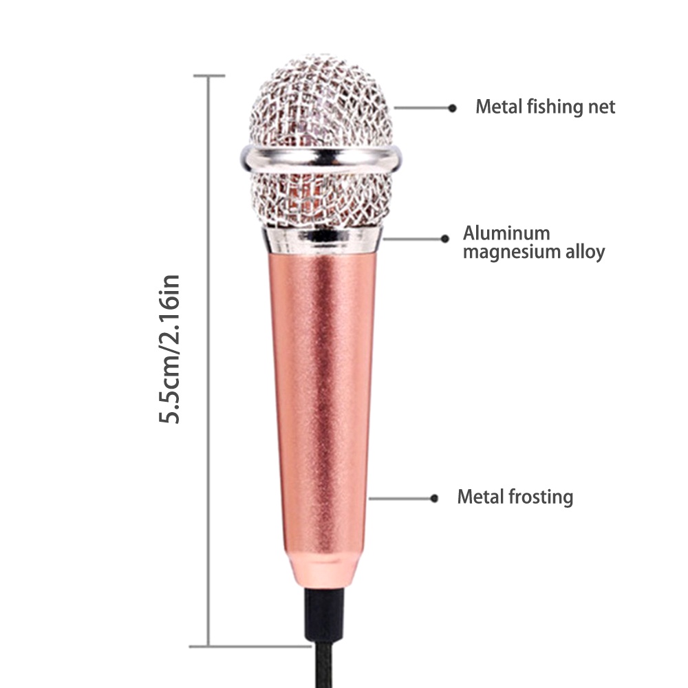 Micro mini Cầm Tay Giắc Cắm 3.5mm Chuyên Dụng Cho Điện Thoại / Máy Tính Bảng