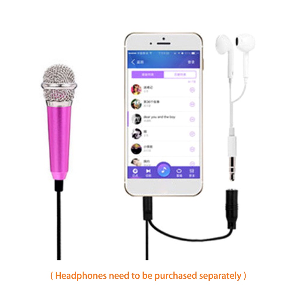 Micro mini Cầm Tay Giắc Cắm 3.5mm Chuyên Dụng Cho Điện Thoại / Máy Tính Bảng