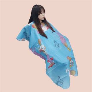 Mô hình dễ thương Salon Cắt tóc không thấm nước Áo choàng Cape Thợ làm tóc Cape Thợ cắt tóc cho trẻ em Tạp dề làm tóc thoải mái