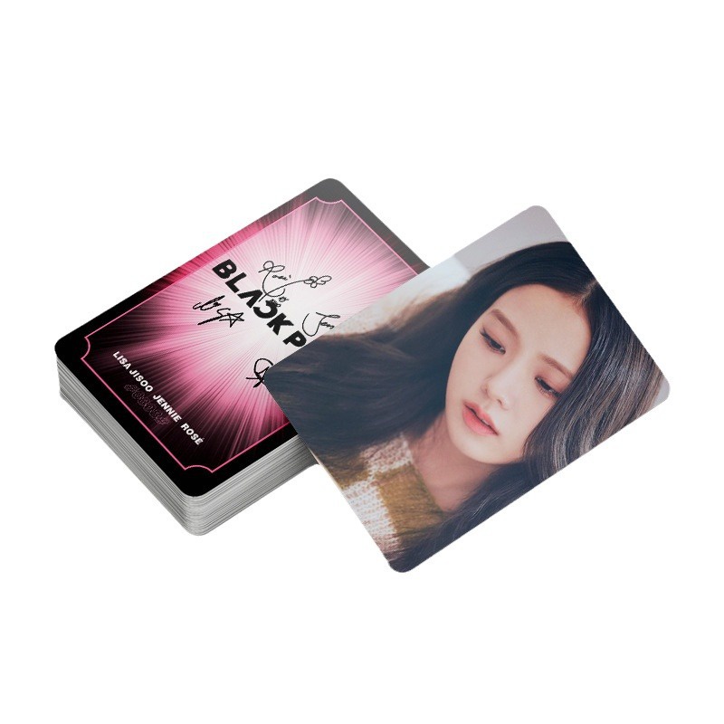 BLACKPINK Photocard Lisa Rose Jennie Lomo Card thẻ 60 chiếc + nhãn dán 32 chiếc