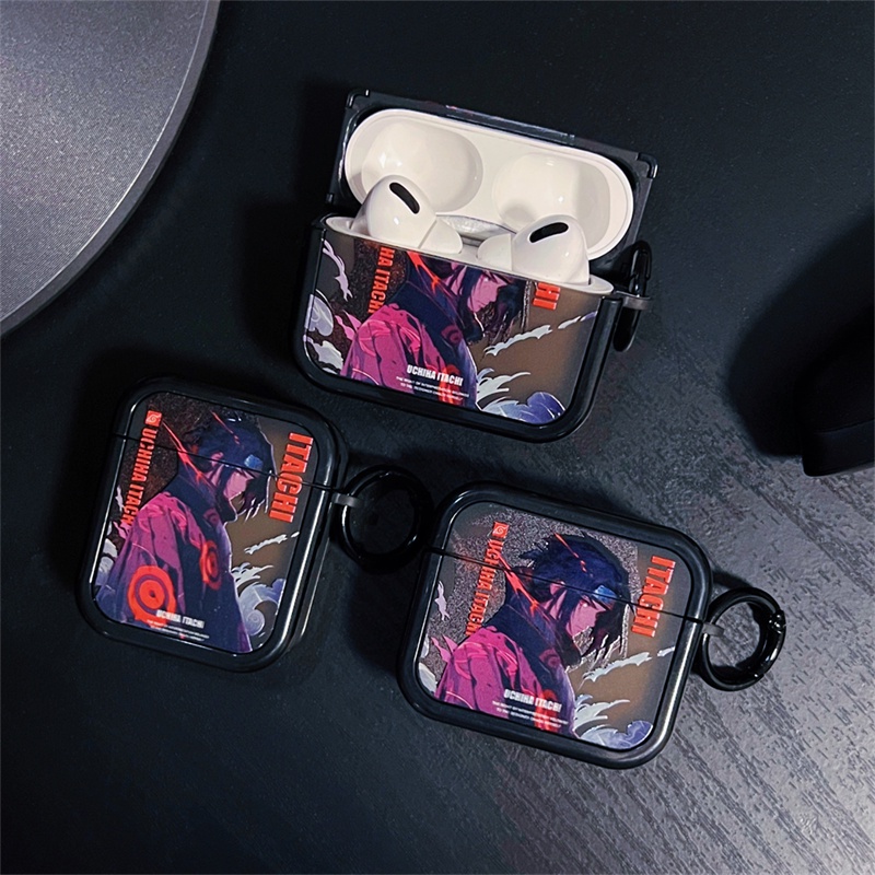 Vỏ Bảo Vệ Hộp Sạc Tai Nghe airpods pro 2 / airpods pro / airpods 3 / 2 / 1 Hình naruto itachi pein Raya Có Móc Treo Tiện Dụng