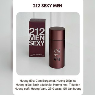 Nước hoa nam authentic sexy men 212 100ml