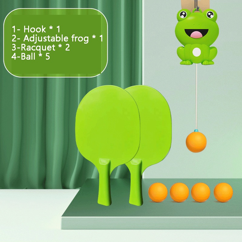 Beibeiyin Đồ Chơi Tập Bóng Bàn Tự Động Thu Gọn Cho Bé