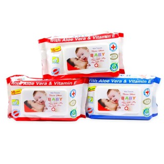 1 Thùng 24 gói Khăn Giấy Ướt Baby không mùi - khan giay uot