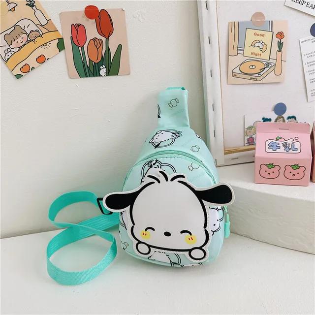 Sanrio Túi Đeo Chéo Siêu Nhẹ Họa Tiết Hoạt Hình Phong Cách Hàn Quốc Cho Bé