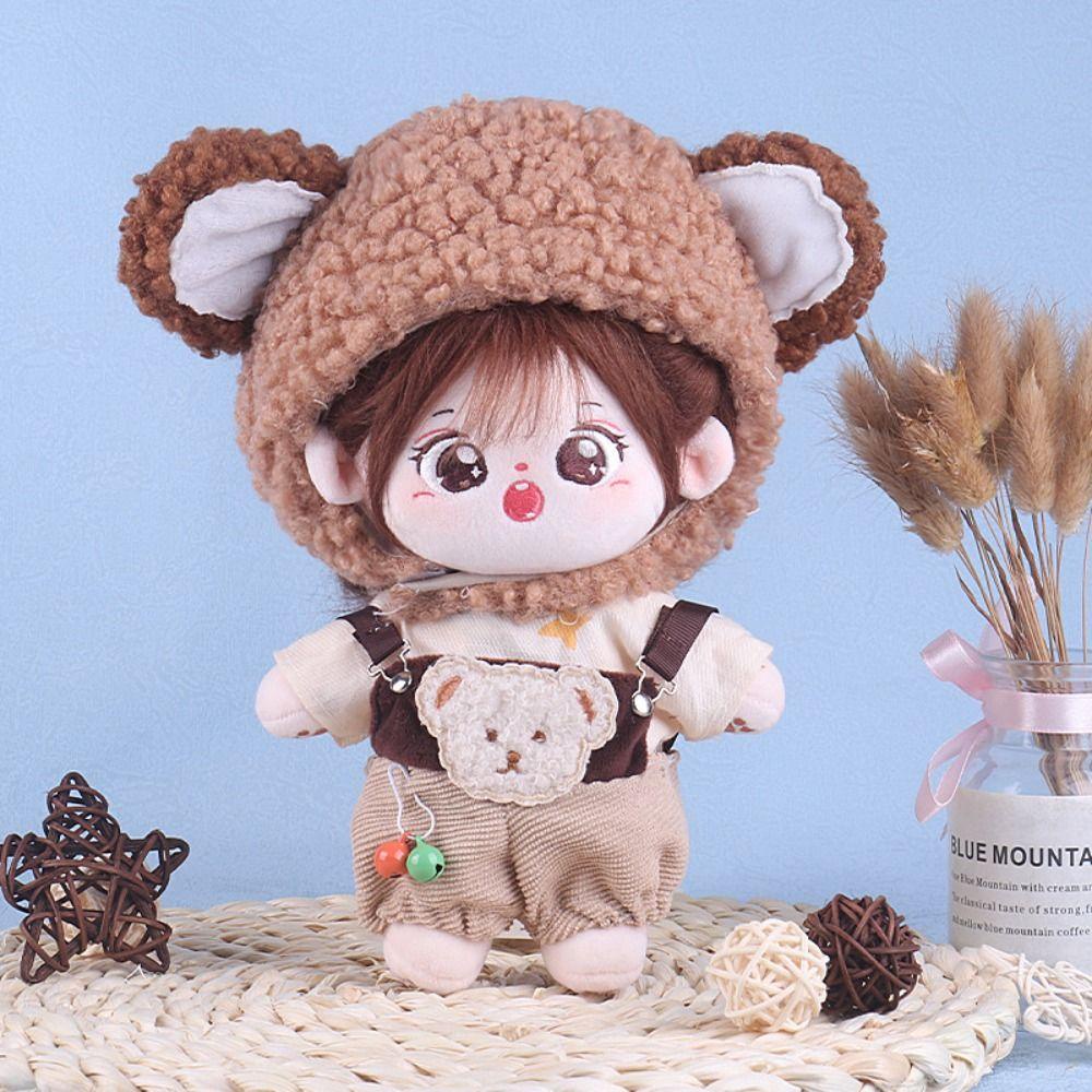 Áo cotton 20cm diy Che Phủ Đầu Trang Phục Mùa Đông Cho Búp Bê 20cm