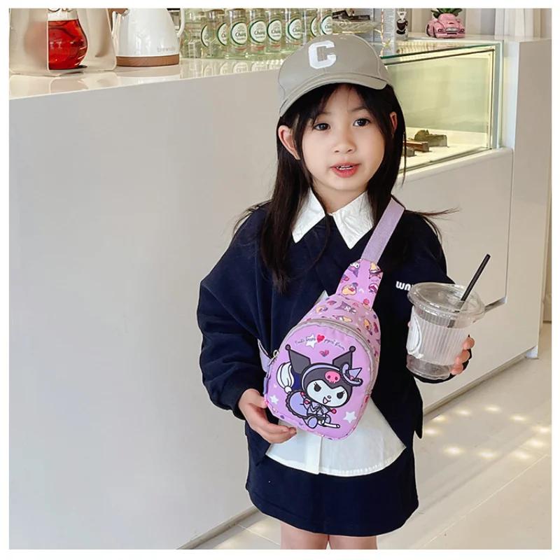 Sanrio Túi Đeo Chéo Ngực Thiết Kế Nhỏ Nhắn Phong Cách Hàn Quốc Xinh Xắn Dành Cho Bé