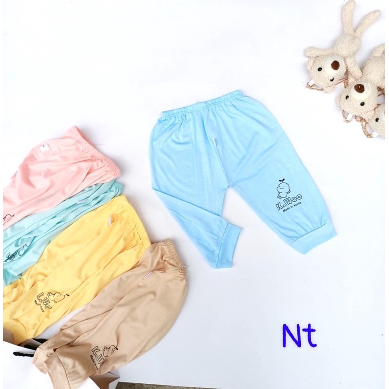 Set 5 quần chục dài thun lạnh mềm mát cho bé trai bé gái