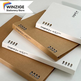 Winzige Sổ còng binder B5 26 chấu A5 20 chấu đã kèm ruột giấy làm sổ tay planner sổ klong sổ tay ghi chép