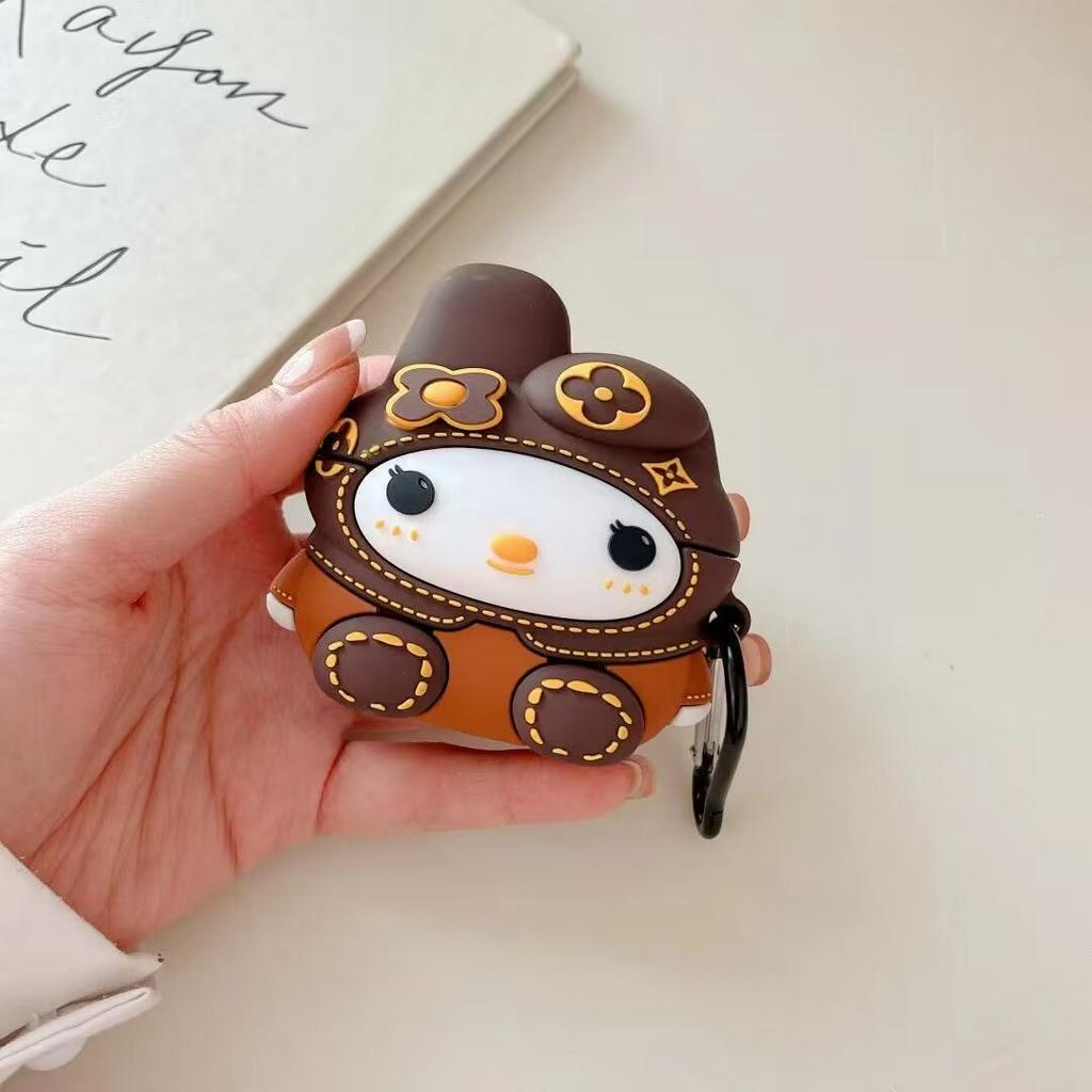 Dễ Thương Vỏ Bảo Vệ Hộp Sạc Tai nghe không dây airpods pro gen 2 1 2 3 Họa Tiết Hoạt Hình melody