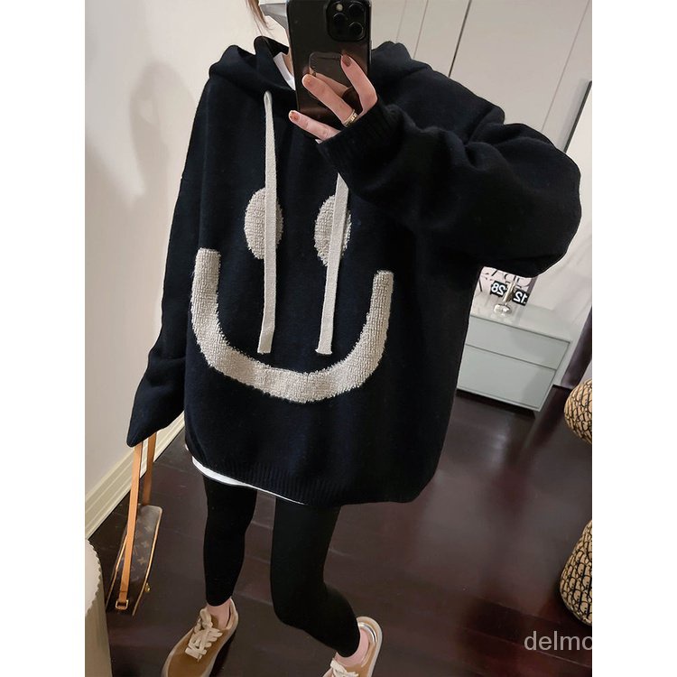 Áo Hoodie Dáng Rộng Phong Cách Châu Âu Thời Trang Mùa Thu Hàng Mới Dành Cho Bạn Nữ