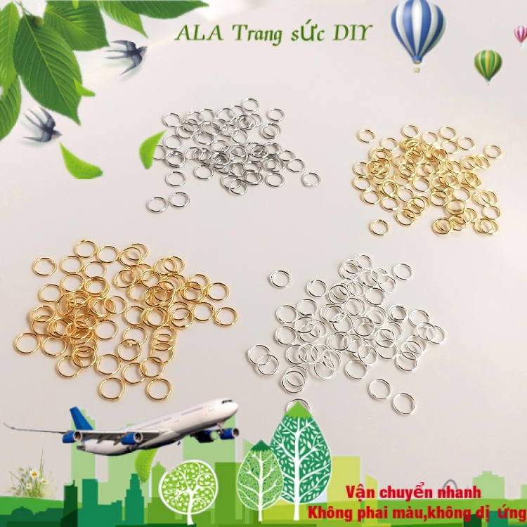 💖Trang sức DIY phụ kiện💖14K18K mạ vàng hàn khép kín vòng hàn tay DIY kết thúc kết nối vòng hàn trang sức phụ kiện