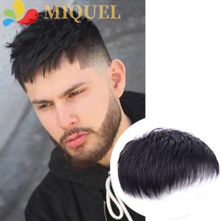 Miquel Tóc Giả Ngắn Bằng Sợi Tổng Hợp Tự Nhiên Thoáng Khí Dành Cho Nam