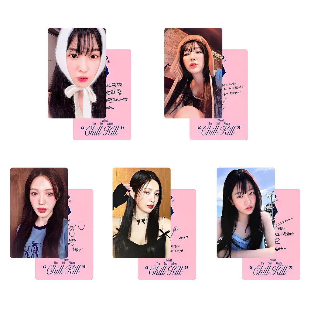 Album Ảnh Nhóm Nhạc red velvet Thẻ