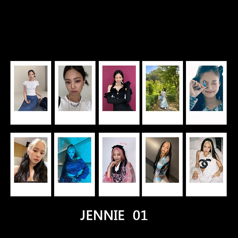 Set 9-10 Tấm Ảnh Thẻ lomo Hình Nhóm Nhạc Blackpink jy