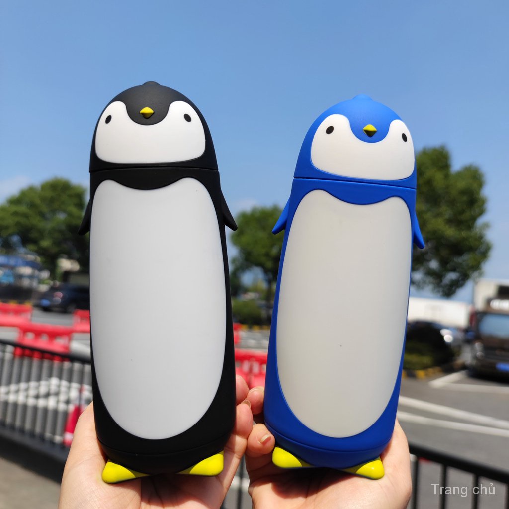 Bình Nước Cách Nhiệt Bằng Thép Không Gỉ Họa Tiết Hoạt Hình Dễ Thương