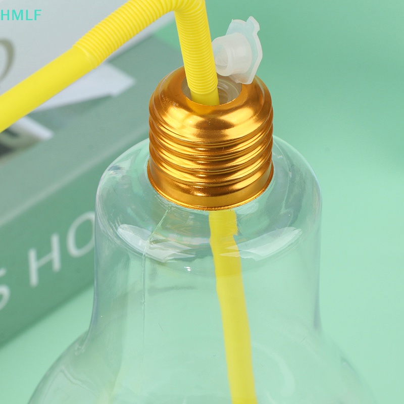 Bình Đựng Nước Hình Bóng Đèn Nhân Tạo Trong Suốt 200-500Ml