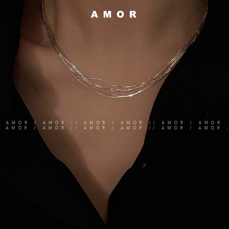 Vòng Cổ choker Nhiều Lớp Đính Tua Rua Lấp Lánh Thời Trang Phong Cách Hàn Quốc Cho Nữ