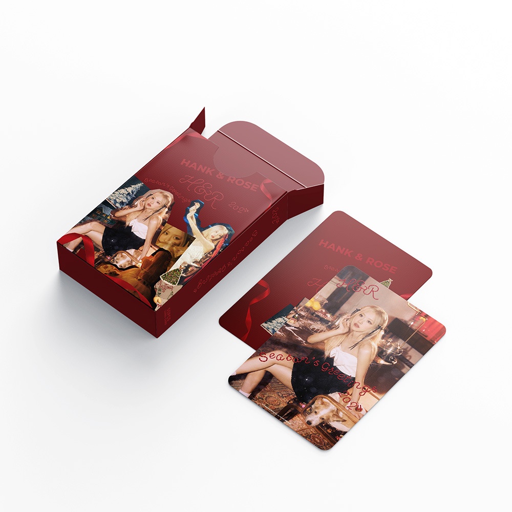 Blackpink ROSE HANK Photocard JENNIE JISOO LISA BRON PINK THE GAME BPTG Lomo Card Postcard