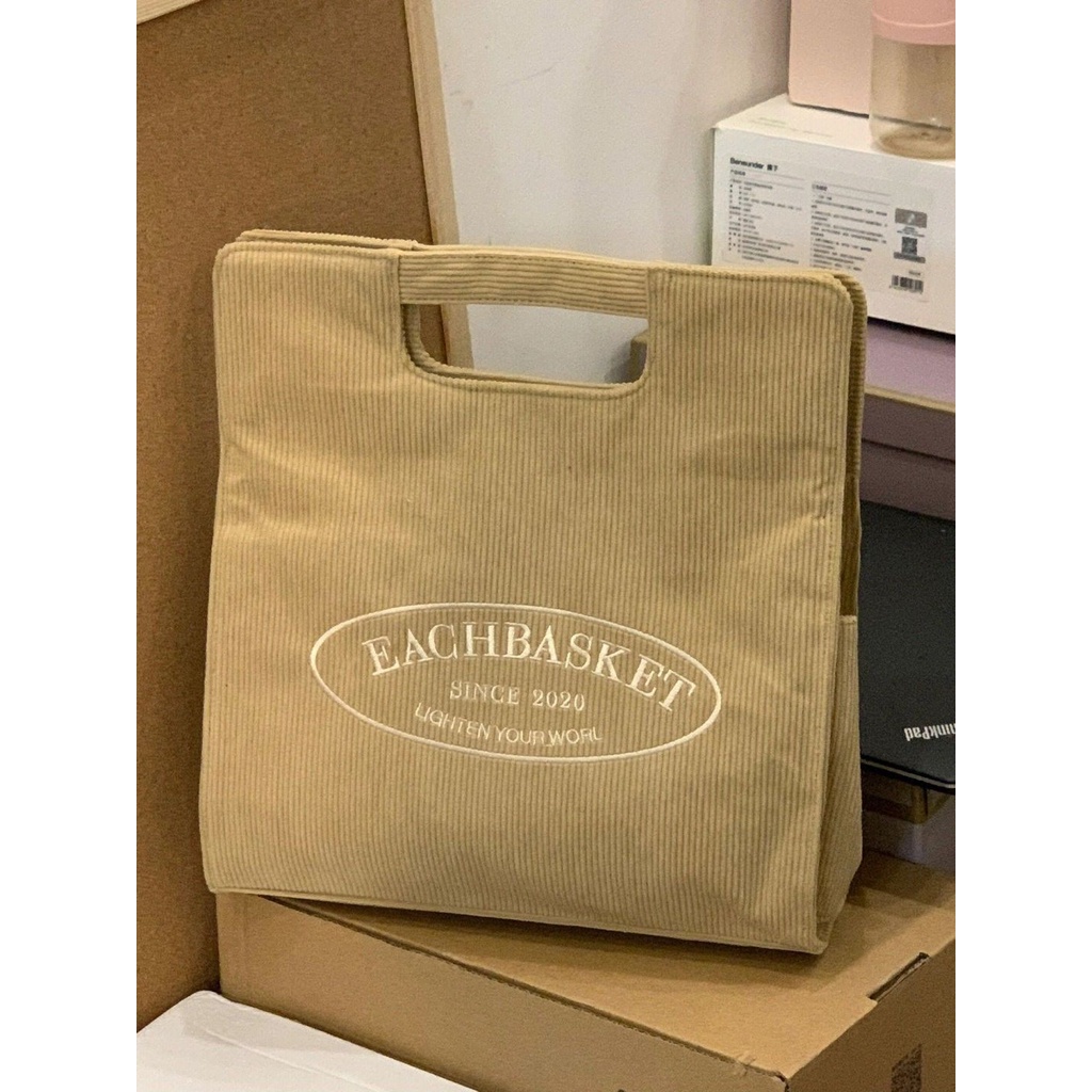 Túi Xách Đeo Vai Vải Bạt Thời Trang Nữ Sành Điệu