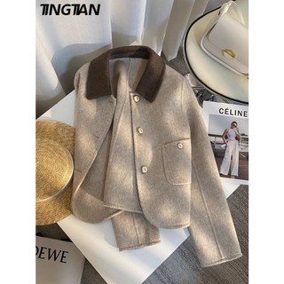 TINGTIAN áo khoác dù áo khoác bomber chic Thoải mái Chất lượng cao Durable WJK23C0HSG 52Z231226