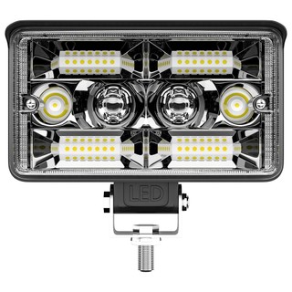 Đèn led vàng trắng 4x4 12v 24v cho ô tô - đèn pha đèn sương mù