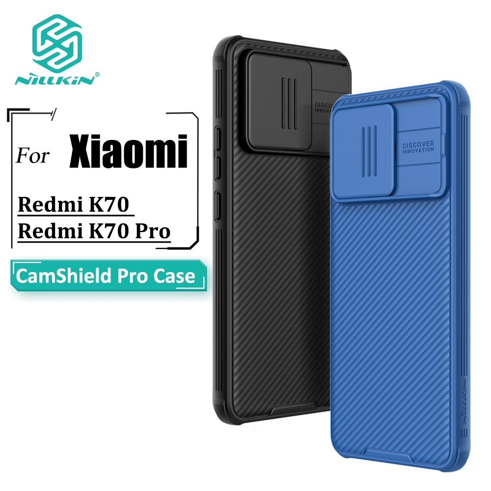 Ốp điện thoại 
NILLKIN bằng PC cứng chống sốc có nắp trượt bảo vệ camera cho Redmi K70 / K70 Pro