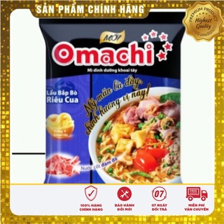 ComBo 5 gói Mì Omachi bắp bò riêu cua