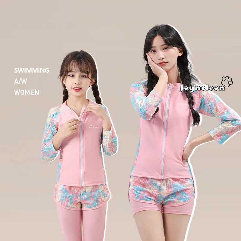Joyncleon Bộ Đồ Bơi Tay Dài Và Quần Dài Chống Nắng Dành Cho Bé Gái