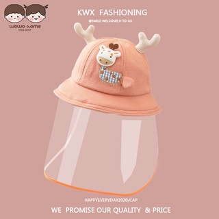 Nón tai bèo kèm mặt nạ chống giọt bắn bảo vệ chống giọt bắn dành cho người lớn tuổi và trẻ em
