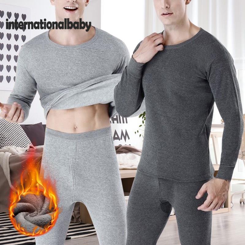 Bộ Quần Áo Lót Nỉ Mùa Đông Ấm Áp Cho Nam Cạp Bản To Đẹp