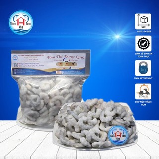 Tôm thẻ nõn đông lạnh Thiện Nhà Tôm túi 1kg giao nhanh siêu tốc HCM