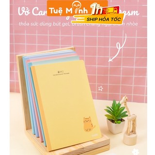 Vở Caro B5 Klong 80-120-200 trang ô 5x5 6x6mm may gáy VPPTUEMINH, sổ nét liền/dash caro [TỔNG HỢP]